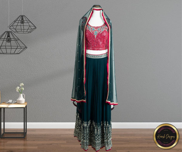 Mirrorwork Lehenga