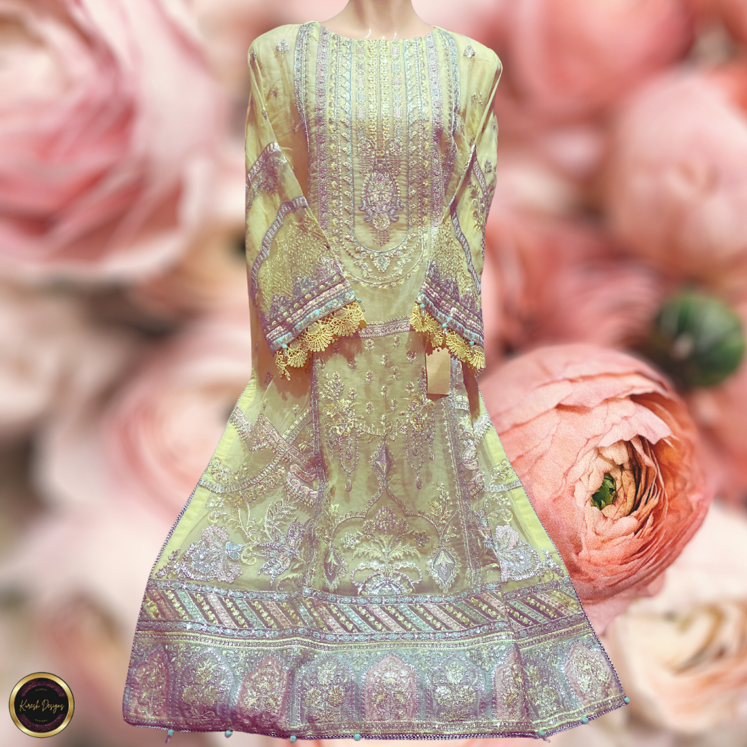 Glamorous and Elegant Pakistani Suit.
