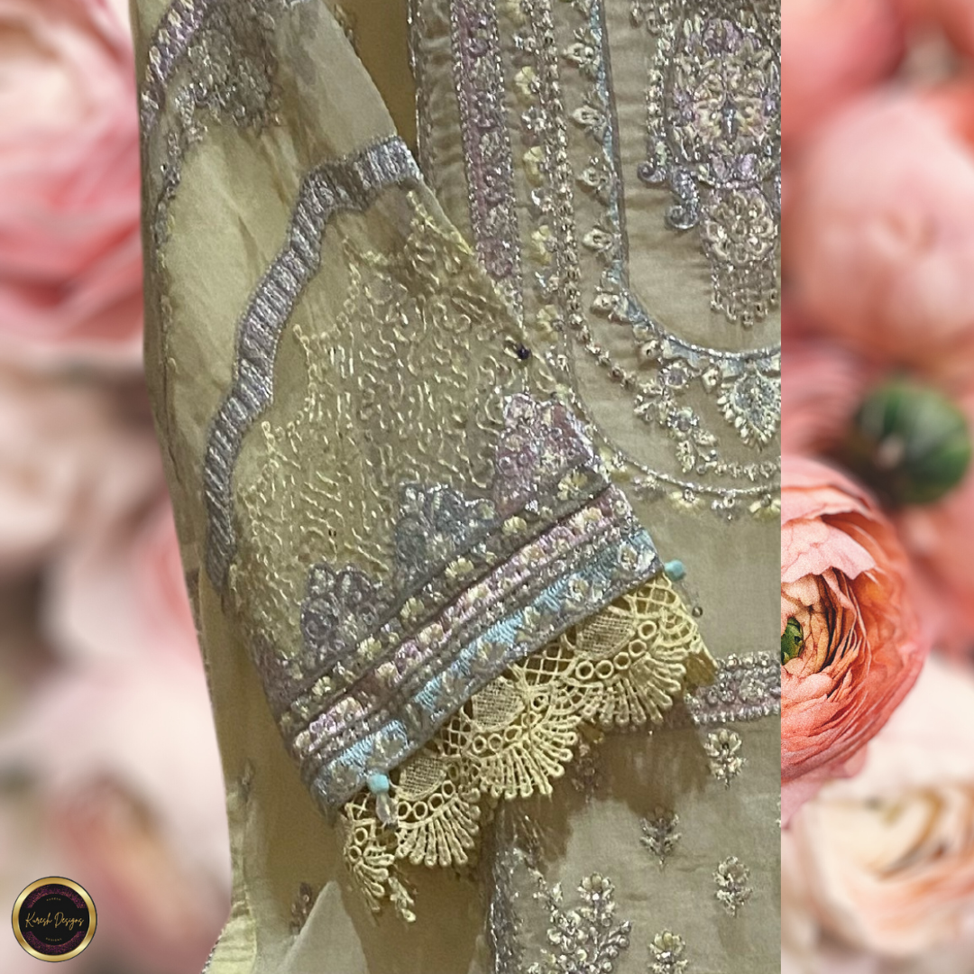 Glamorous and Elegant Pakistani Suit.